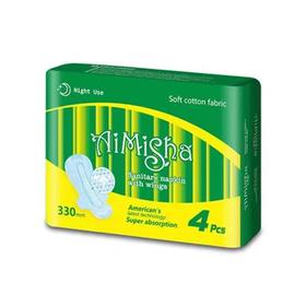 【提前锁定 不止五折】美丽市场超市-爱米莎N+健康卫生巾350mm4片（默认6个起售，39.5元6个）