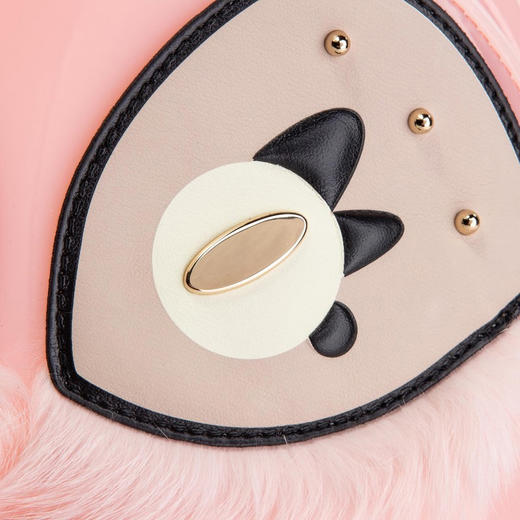 QH Furla 芙拉 女士粉色PVC双肩包 978647 商品图1