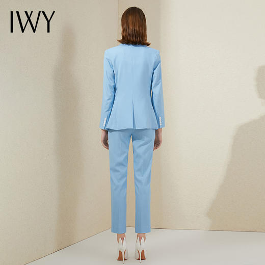 IWY/蓝色西服套装职业装气质女神范高端工作服正装女总裁范ol西装201066C1+P1 商品图3