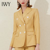 IWY/黄色西服高级职业装套装高端经理气质正装双排扣ol工作服女201041C1+P1 商品缩略图4