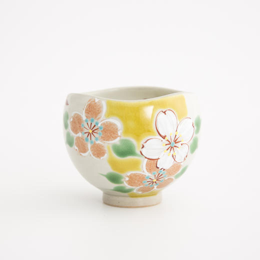 【虚空藏窑】日本原产旭日樱花系列九谷烧手工杯 商品图1