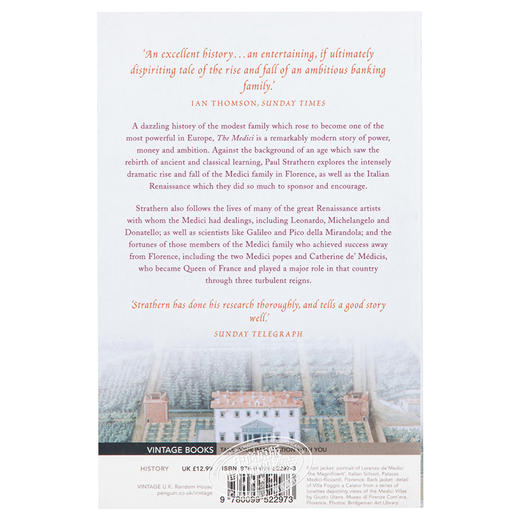 【中商原版】帝国系列之文艺复兴教父：美第齐家族 英文原版 The Medici: Godfathers of the Renaissance 历史传记 商品图1