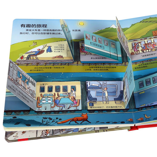 乐乐趣揭秘翻翻书低幼版揭秘揭秘火车+揭秘汽车+揭秘机场+揭秘地球（共4册） 商品图4