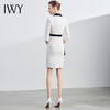 IWY/白色职业套装女气质名媛正装通勤西装七分袖连衣裙白领工作服Q643 商品缩略图3