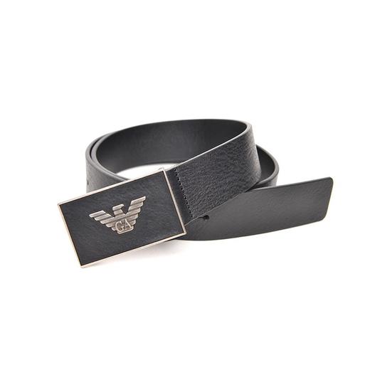 【超惠秒】EMPORIO ARMANI 阿玛尼 男士简约金属飞鹰logo板扣真皮腰带 10263 商品图7