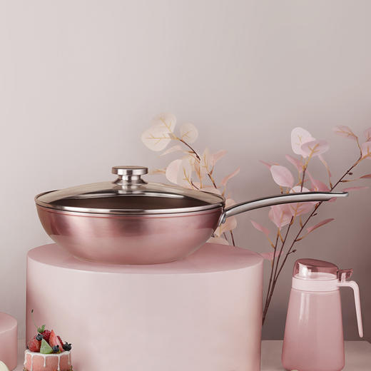 ZW-EY105 ZWILLING Enjoy 30cm 中式炒锅（粉色）运输型包装 商品图5
