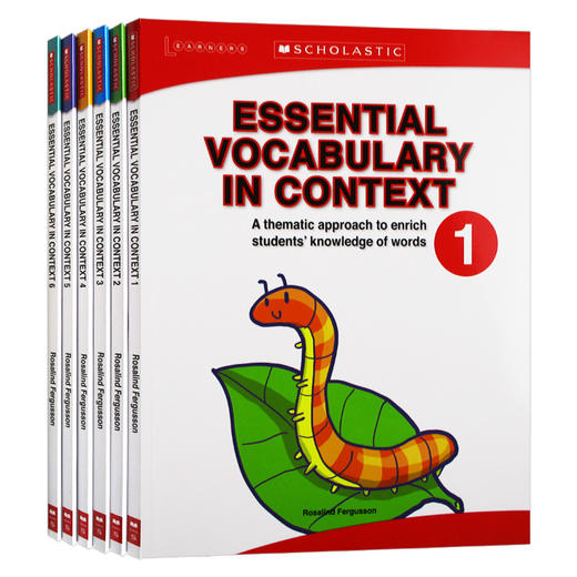 正版英文原版教材 学乐语境记英语词汇练习册6册 Scholastic Essential Vocabulary in Context 美国小学1-6年级 英文版进口书 商品图4