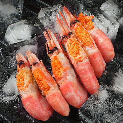 虾青素极高，头籽率90%以上的即食北极甜虾，来自格陵兰岛海域 商品图0