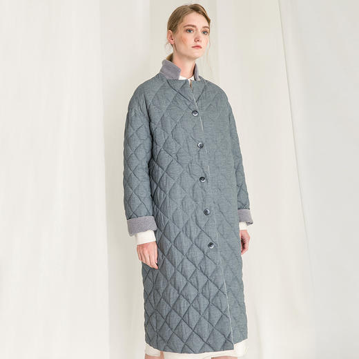 famecoco范可儿长款羽绒服冬季保暖外套F218AH005 商品图2