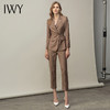 IWY/咖色工作服套装女装时尚修身西装正装气质ol商务律师通勤职业装CP11372 商品缩略图4