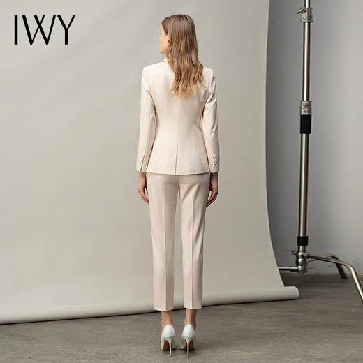 IWY/杏色高端职业套装女英伦风OL时尚商务正装气质休闲西装工作服CP11386 商品图3