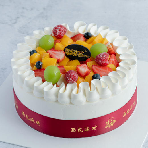 牛奶奶油蛋糕 阳光玫瑰树莓新鲜水果蛋糕 牛奶奶油蛋糕 10 商品图0