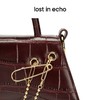 lost in echo 设计师品牌 小号巴雷特金属链斜挎/手提包咖色/哑黑/玫红色 商品缩略图3