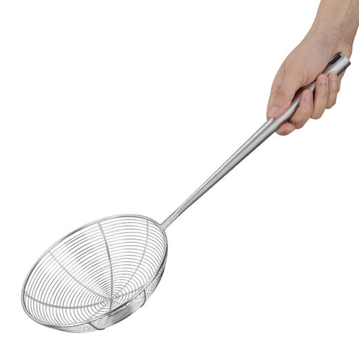 美思工房304不锈钢漏网筛家用笊篱厨房捞面勺大号过滤网 商品图4