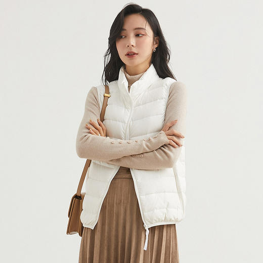 丁摩 无缝立领马甲背心K-2001DB199-WX125 商品图13