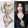 百搭懒人丝巾小长条气质韩式护颈领巾 商品缩略图0