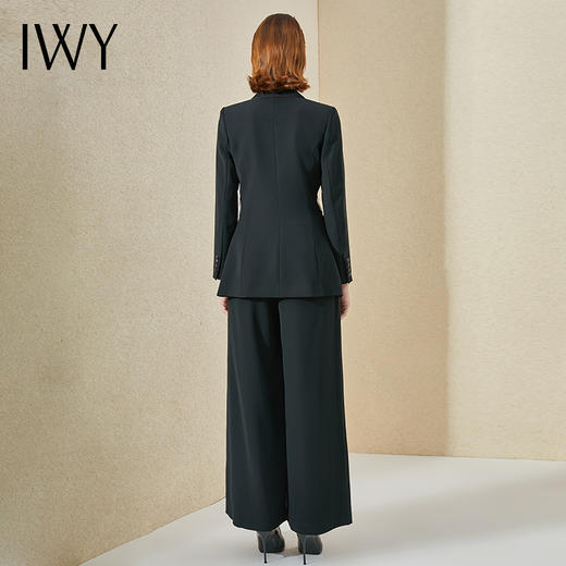 IWY/黑色西服套装女英伦风气质时尚高端总裁上班面试工作服职业装工装CP9307 商品图3