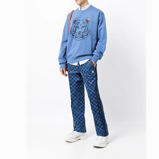 【二】KENZO 高田贤三 虎头印花+小虎头 男士卫衣 蓝色 FB65 SW005 4MO 72 商品图2