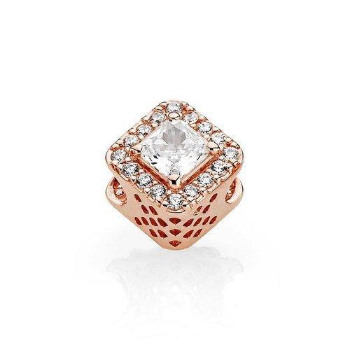 PANDORA/潘多拉女士铜银合金玫瑰系列几何光辉串饰DIY串珠786206CZ 商品图0