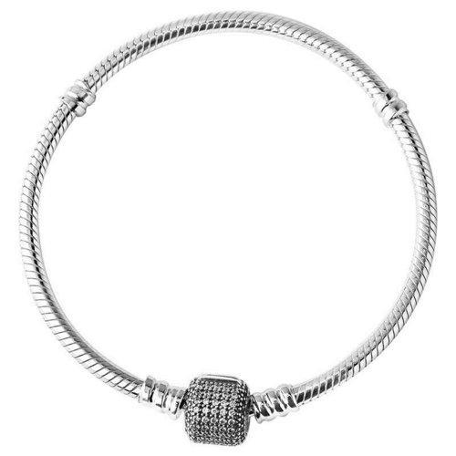 PANDORA/潘多拉 经典扣925银手链 590723CZ 银色 18cm 商品图1