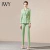 IWY/绿色职业装套装高级西装套裤两件套工服女气质女神范美业套装213168C1+213168P1 商品缩略图2