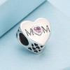 PANDORA/潘多拉 时尚粉色母亲的心镂空纹理串珠 791881PCZ 银色 商品缩略图3