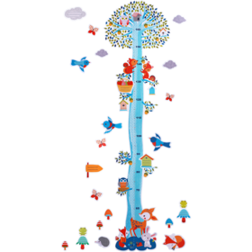 DJECO法国原产身高贴，高品质防水贴纸