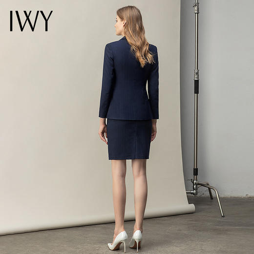 IWY/职业装套装女商务正装高端西装套裙时尚端庄大气上班族工作服C10351+S10351 商品图3