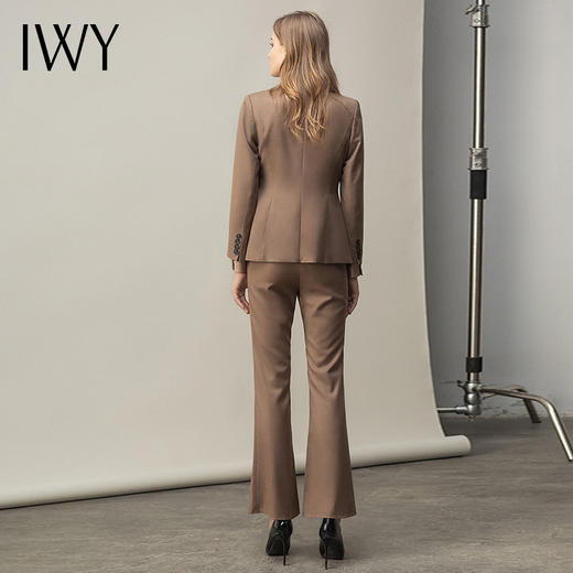 IWY/高端职业装套装时尚商务正装名媛气质女神范工作服西装阔腿裤C11370+P31370 商品图3