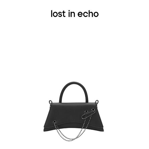 lost in echo 设计师品牌 小号巴雷特金属链斜挎/手提包咖色/哑黑/玫红色 商品图0