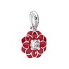 PANDORA/潘多拉女士925银珐琅红色雏菊项链吊坠791829CZ 商品缩略图0