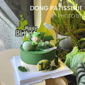 INS复古·你的恐龙男孩·奶油霜蛋糕