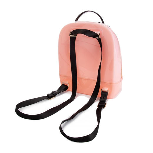 QH Furla 芙拉 女士粉色PVC双肩包 978647 商品图2