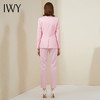 IWY/粉色西装套装高级西服商务职业装时尚气质上镜主持人艺考服装201001C1+P1 商品缩略图3