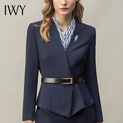 IWY/售楼部干练西装连衣裙女高端名媛职业套装时尚气质教师正装Q11368 商品图4