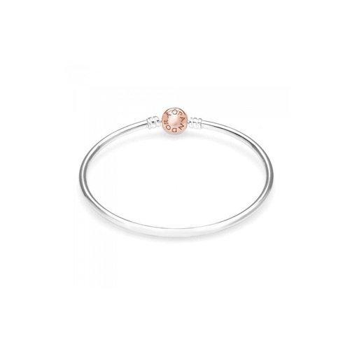 PANDORA/潘多拉 女士Rose系列925银链扣手镯手链基础链580713 银/金色 商品图1