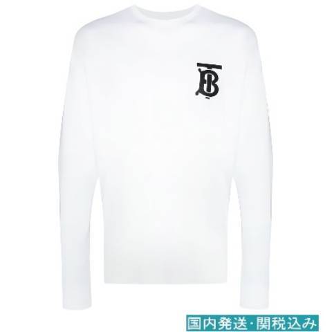 BURBERRY 女士白色印花图标衬衫8024600 商品图0