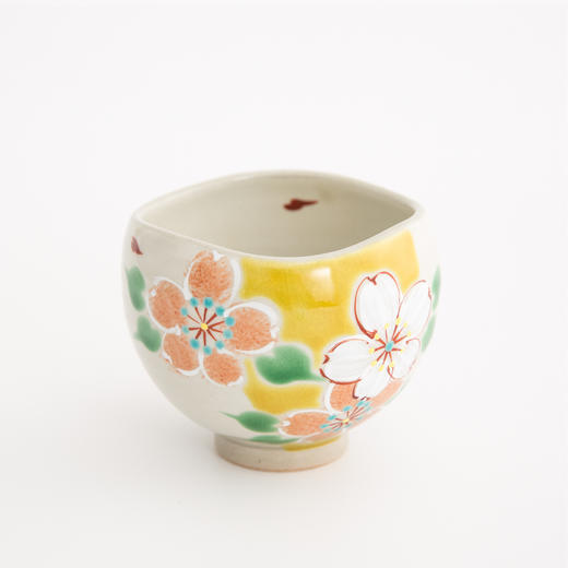 【虚空藏窑】日本原产旭日樱花系列九谷烧手工杯 商品图0
