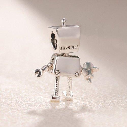 PANDORA/潘多拉 女士925银创意萌趣可爱DIY小罗伯银饰串饰串珠797819 商品图2