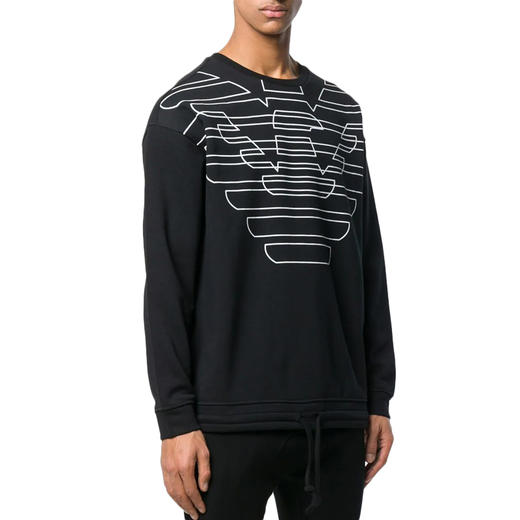 Emporio Armani 安普里奥 阿玛尼 黑色男士运动衫3G1ME6-J36Z-0999 商品图1