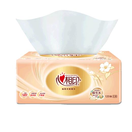 【心相印专区】DT24200经典系列120抽三层塑装纸面巾4包*20提（120抽/包） 商品图0