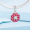 PANDORA/潘多拉女士925银珐琅红色雏菊项链吊坠791829CZ 商品缩略图2