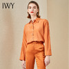 IWY/焦糖色工作服女休闲衬衫气质时尚高端西装套装通勤修身工装OLB9370 商品缩略图0