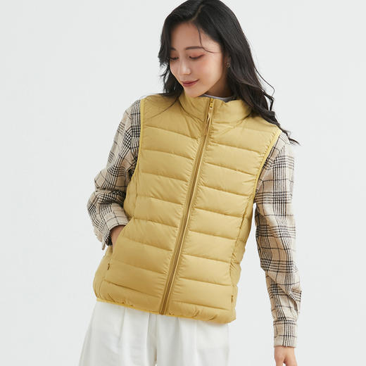 丁摩 无缝立领马甲背心K-2001DB199-WX125 商品图0