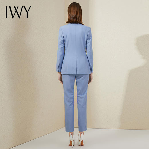 IWY/蓝色通勤西装套装女时尚高端讲师职业装气质女神范主持人正装203135C1+P1 商品图3