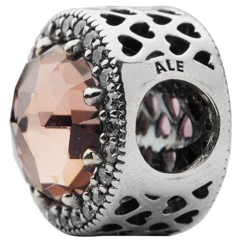 PANDORA/潘多拉 925银粉色闪亮的心串饰串珠 791725NBP 商品图2