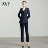 IWY/时尚女总裁套装英伦风高端职业装商务时尚西装气质正装干练工作服C1361-L+P1112 商品缩略图2
