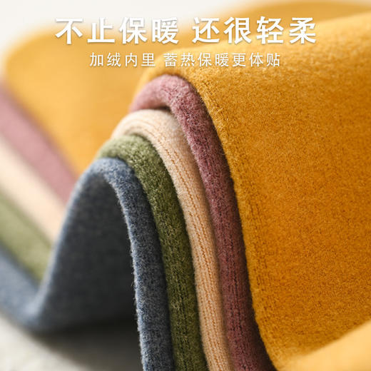 【福利价下单5双68元】【德绒】无痕保暖发热加厚暖脚踝暖足中筒袜地板袜H224274158【现货 】主推 商品图2