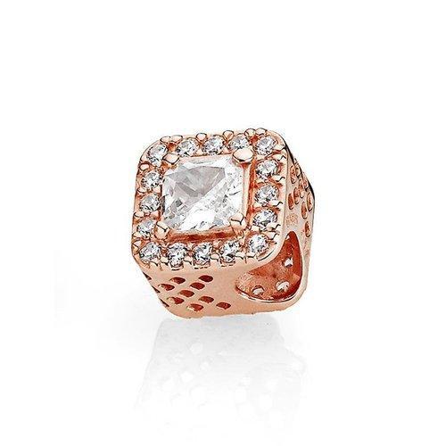 PANDORA/潘多拉女士铜银合金玫瑰系列几何光辉串饰DIY串珠786206CZ 商品图1