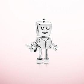 PANDORA/潘多拉 女士925银创意萌趣可爱DIY小罗伯银饰串饰串珠797819